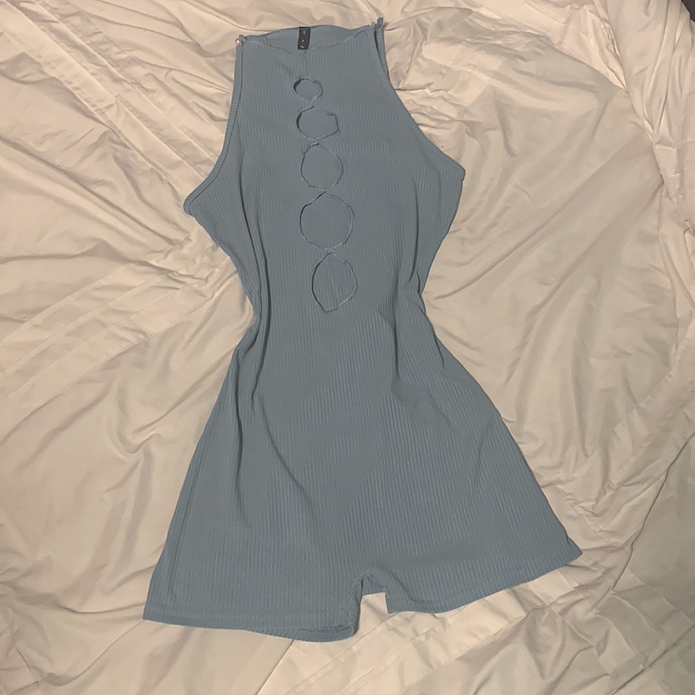 Baby Blue Romper
